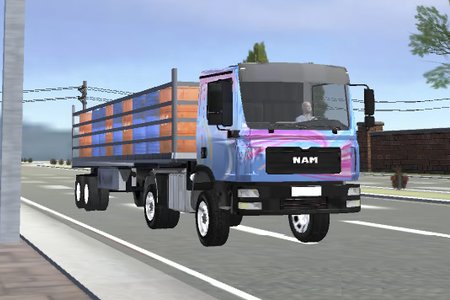 Big Euro Truck Driving