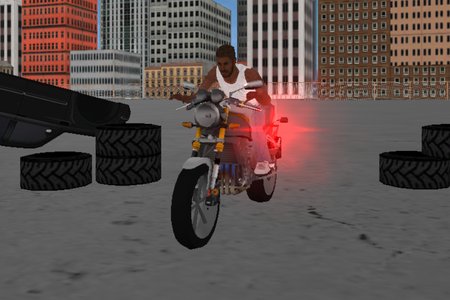 Герой мотоцикла 3Д