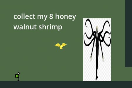Мир медовых креветок с грецким орехом