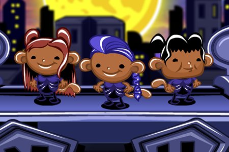 Счастливая обезьянка 1012: Кей-поп Демон Манки Хантер