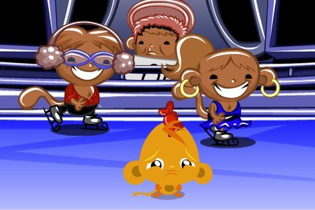 Счастливая обезьянка 1014: Чемпионат по фигурному катанию