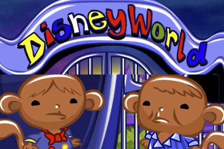 Счастливая обезьянка 986: Обезьянки едут в Диснейленд