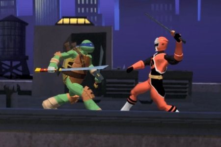 Черепашки-ниндзя против Могучих Рейнджеров: Супергеройская битва 2
