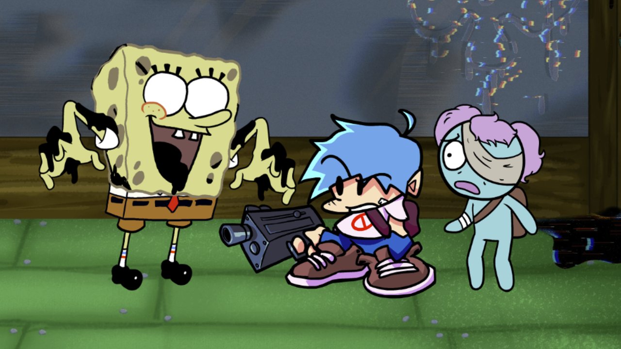 Игра · FNF VS High Effort Pibby SpongeBob · Фрайдей Найт Фанкин · Играть  онлайн бесплатно