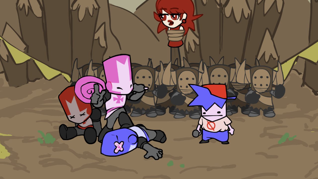 FNF x Castle Crashers: Crashing · Фрайдей Найт Фанкин · Играть онлайн  бесплатно